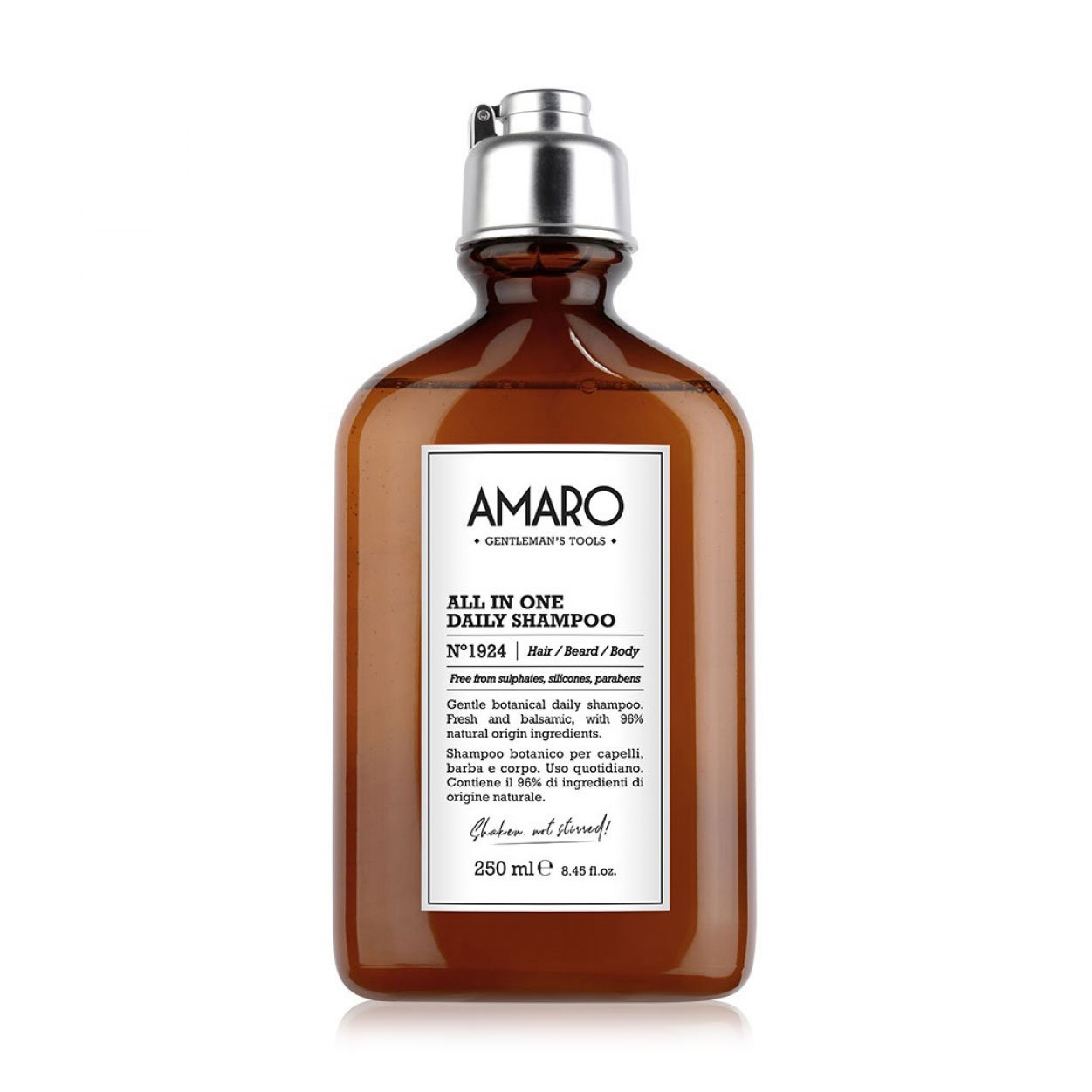 

Шампунь для волосся FarmaVita Amaro All In One Daily Shampoo для щоденного застосування, 250 мл