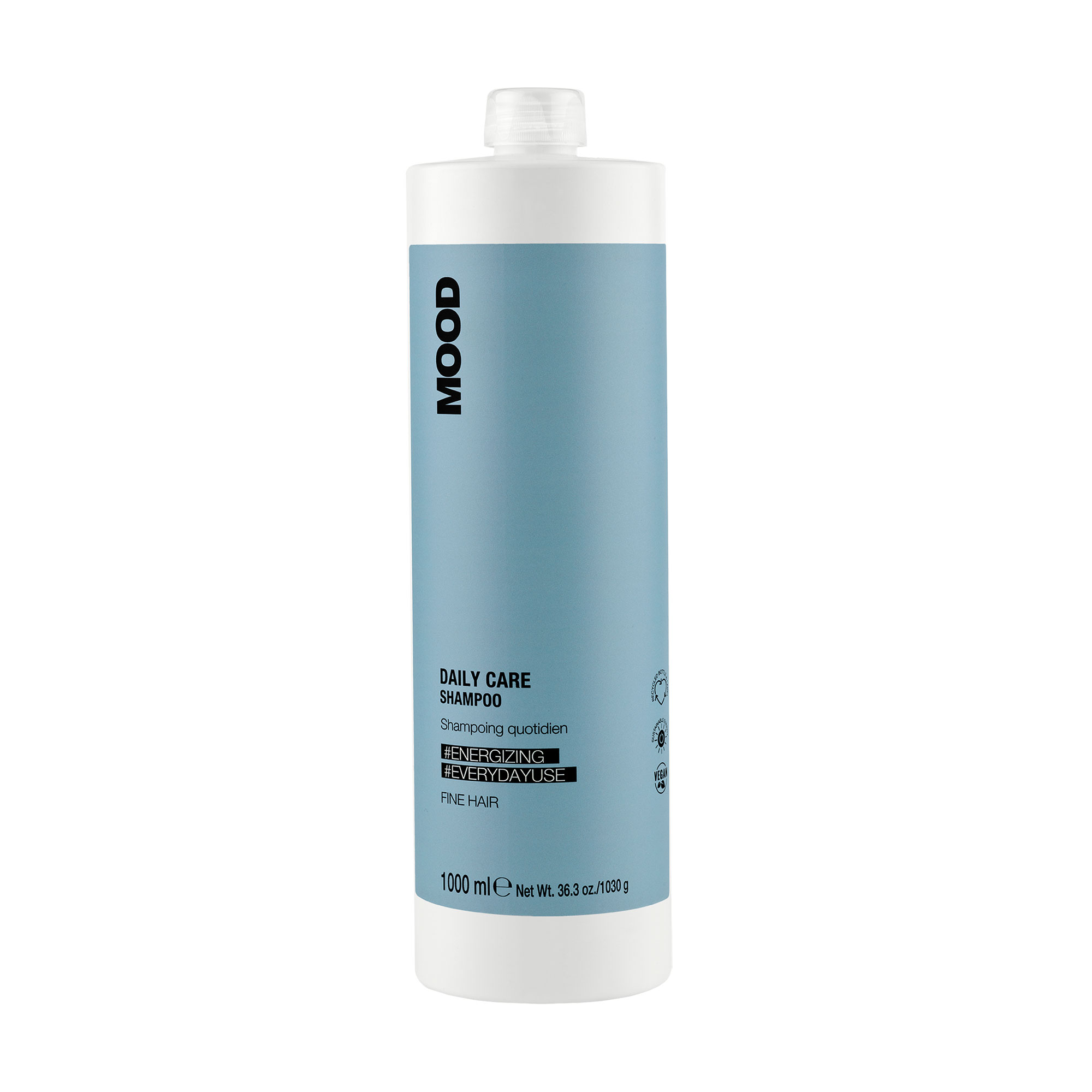 

Шампунь Mood Daily Care Shampoo для щоденного догляду за тонким волоссям, 1 л