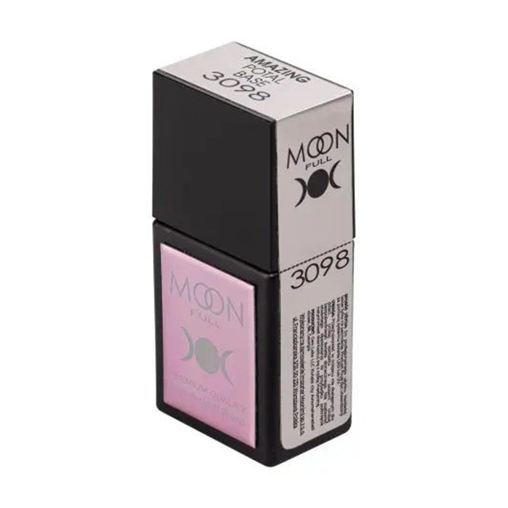 

Уцінка! База для гель-лаку Moon Full Amazing Potal Base з поталлю 3098, 12 мл