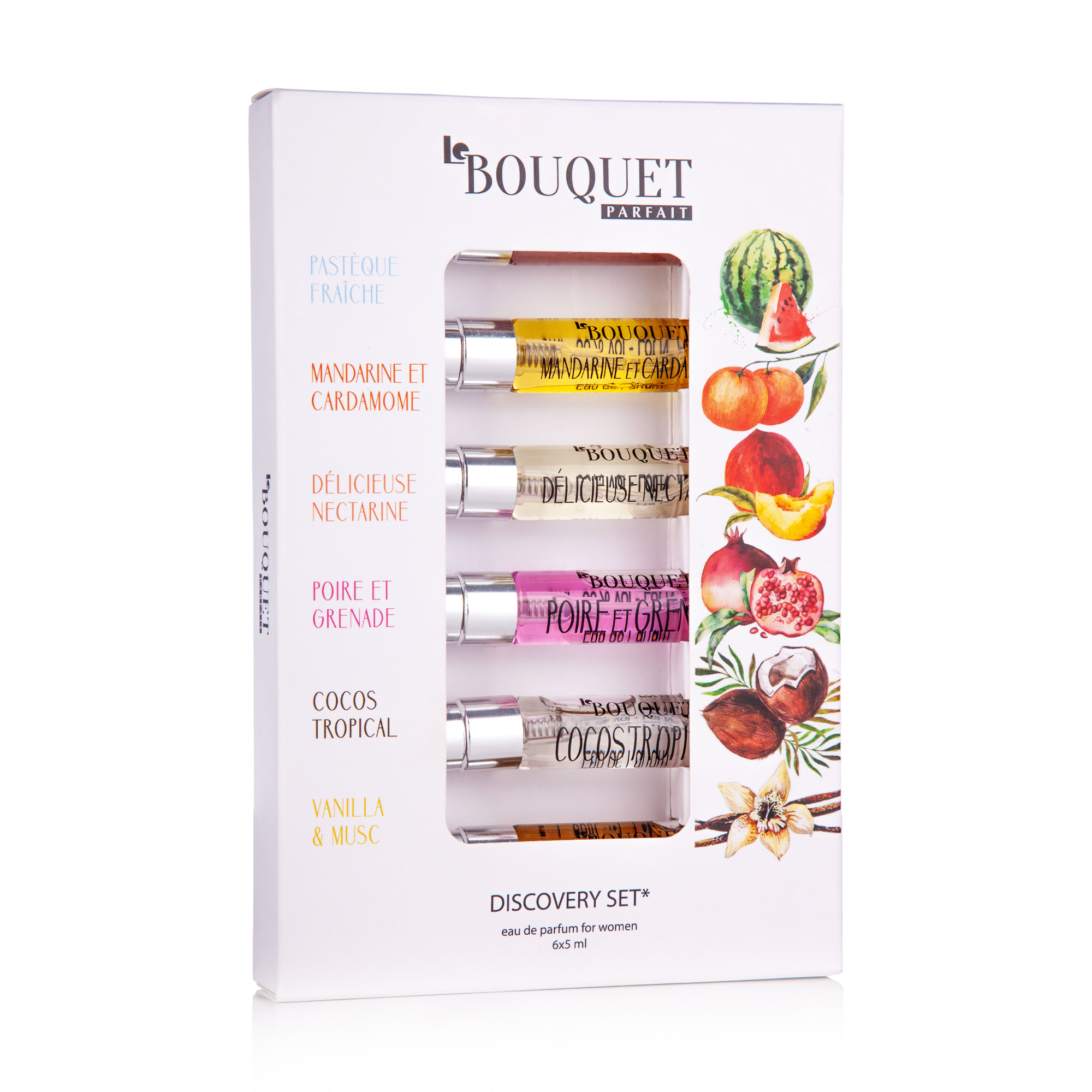 

Уцінка! Парфумований набір жіночий Le Bouquet parfait Discovery Set (парфумована вода, 6*5 мл)