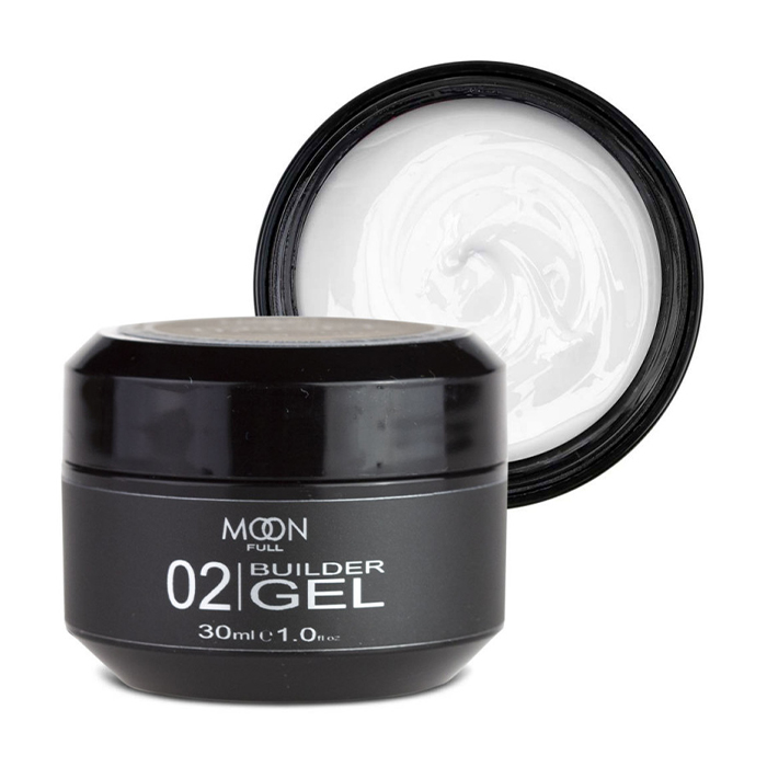 

Моделювальний гель для нігтів Moon Full Builder Gel 02 Білий, 30 мл