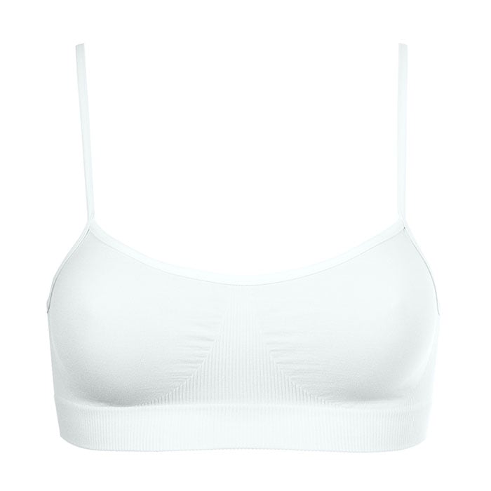 

Безшовний топ жіночий Giulia Cami Top на тонких бретелях, White, розмір S/M