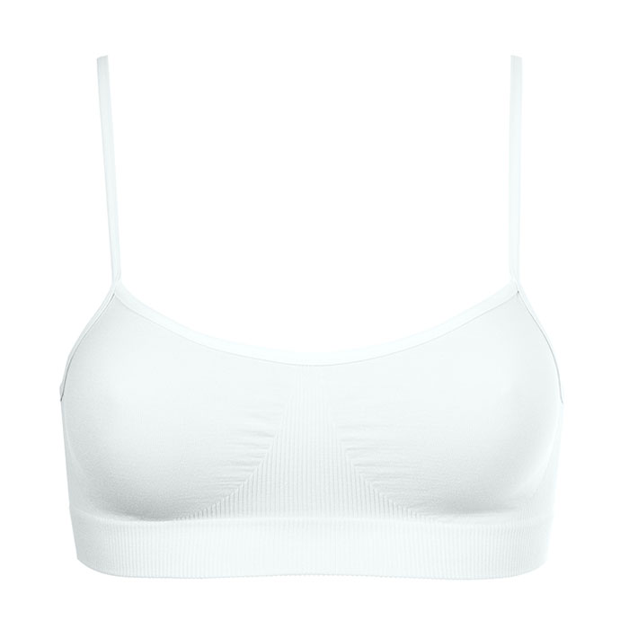 

Безшовний топ жіночий Giulia Cami Top на тонких бретелях, White, розмір S/M