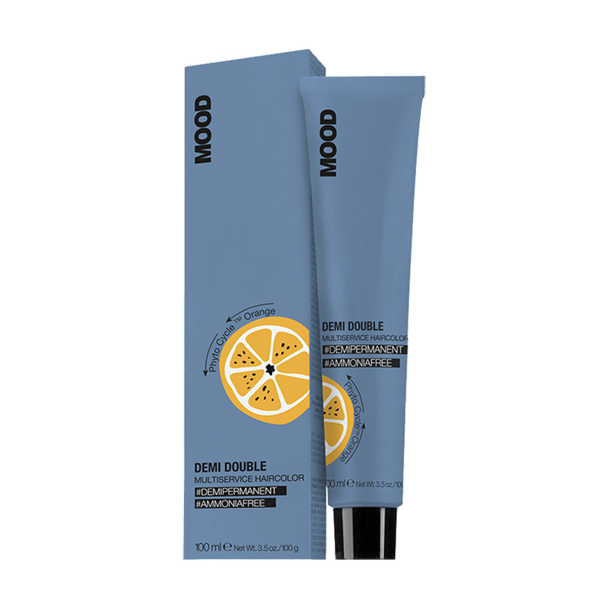

Уцінка! Деміперманентна фарба для волосся Mood Demi Double Multiservice Haircolor 1.11 Asphalt Black, 100 мл