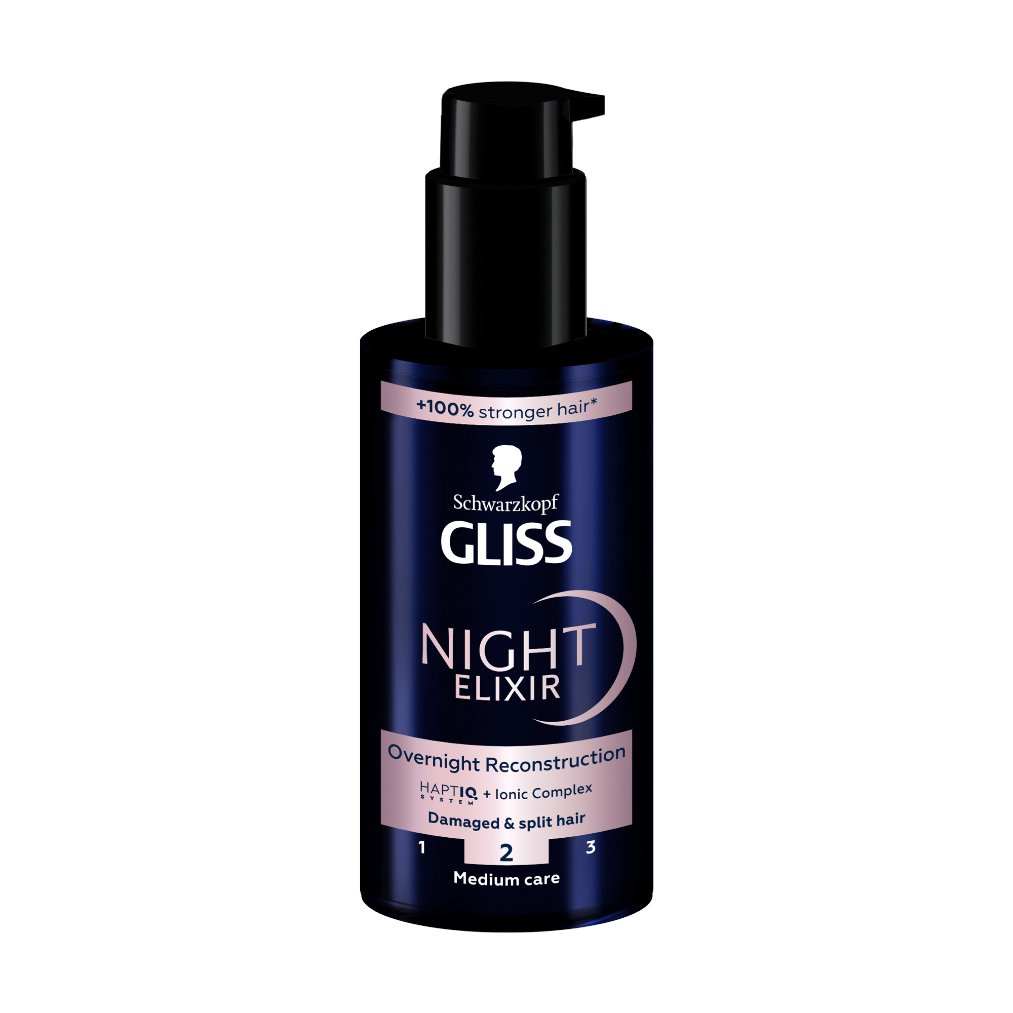 

Уцінка! Незмивний нічний еліксир Gliss Night Elixir Overnight Reconstruction для пошкодженого волосся та посічених кінчиків, 100 мл