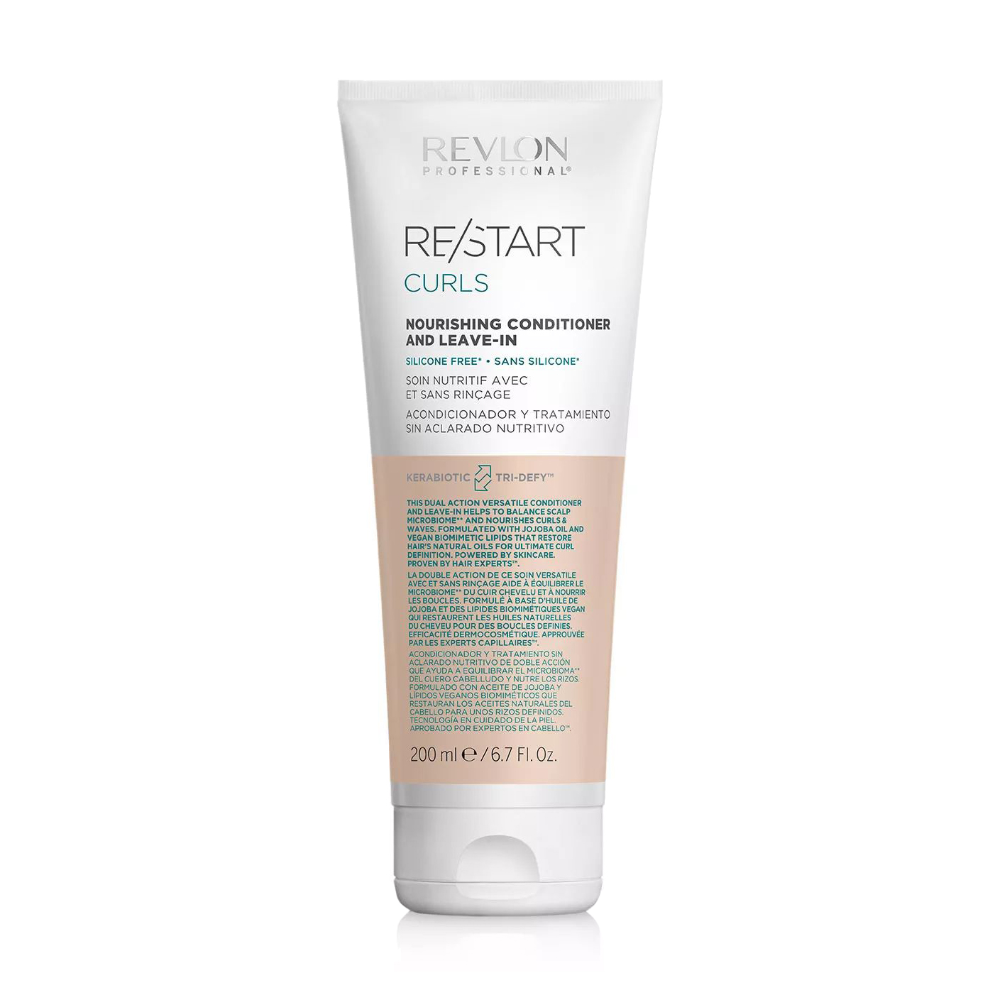 Живильний кондиціонер Revlon Professional Re/Start Curls Nourishing Conditioner And Leav-In для в'юнкого волосся, 200 мл