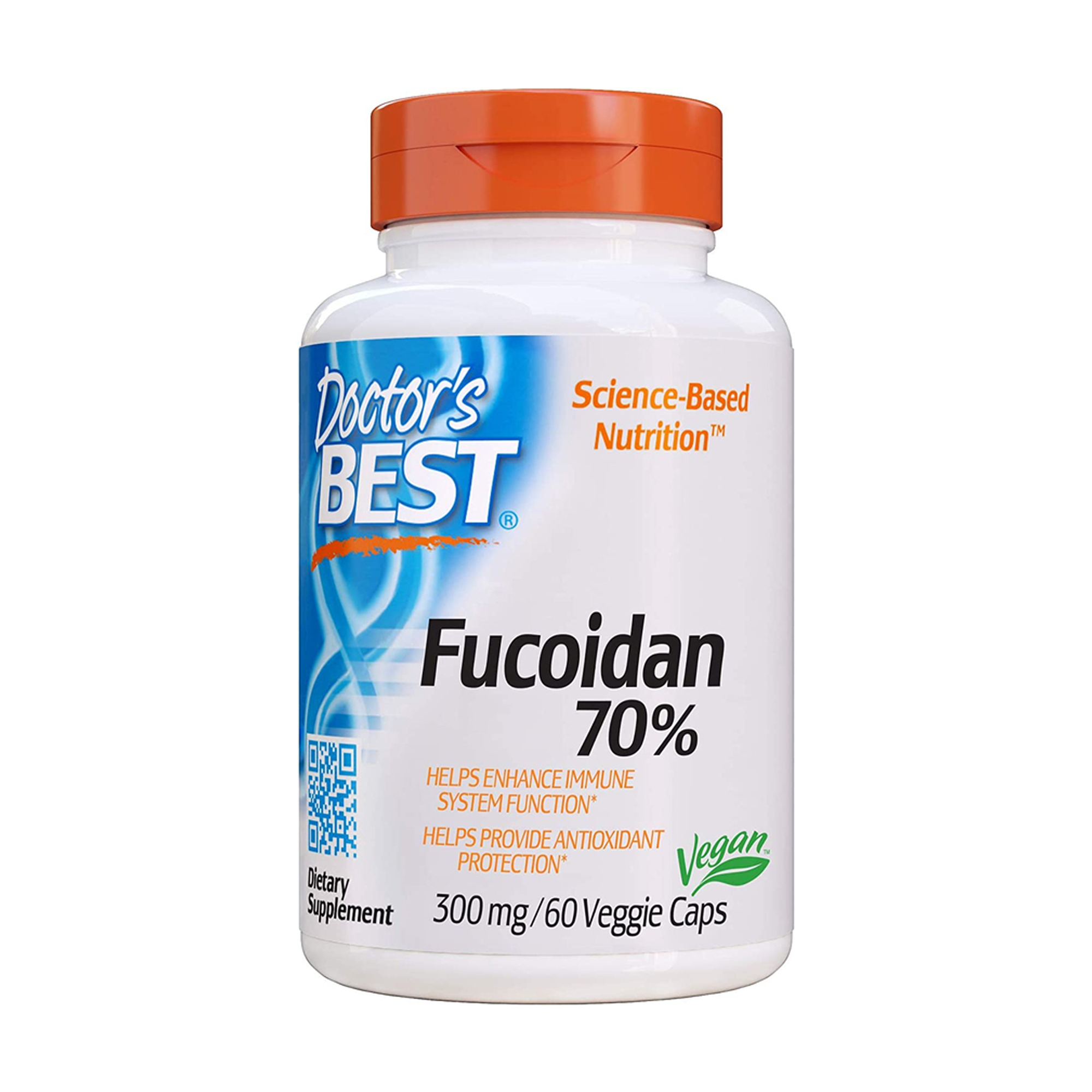 

Уцінка! Фукоїдан 70% Doctor's Best Fucoidan 70%, 300 мг, 60 веганських капсул