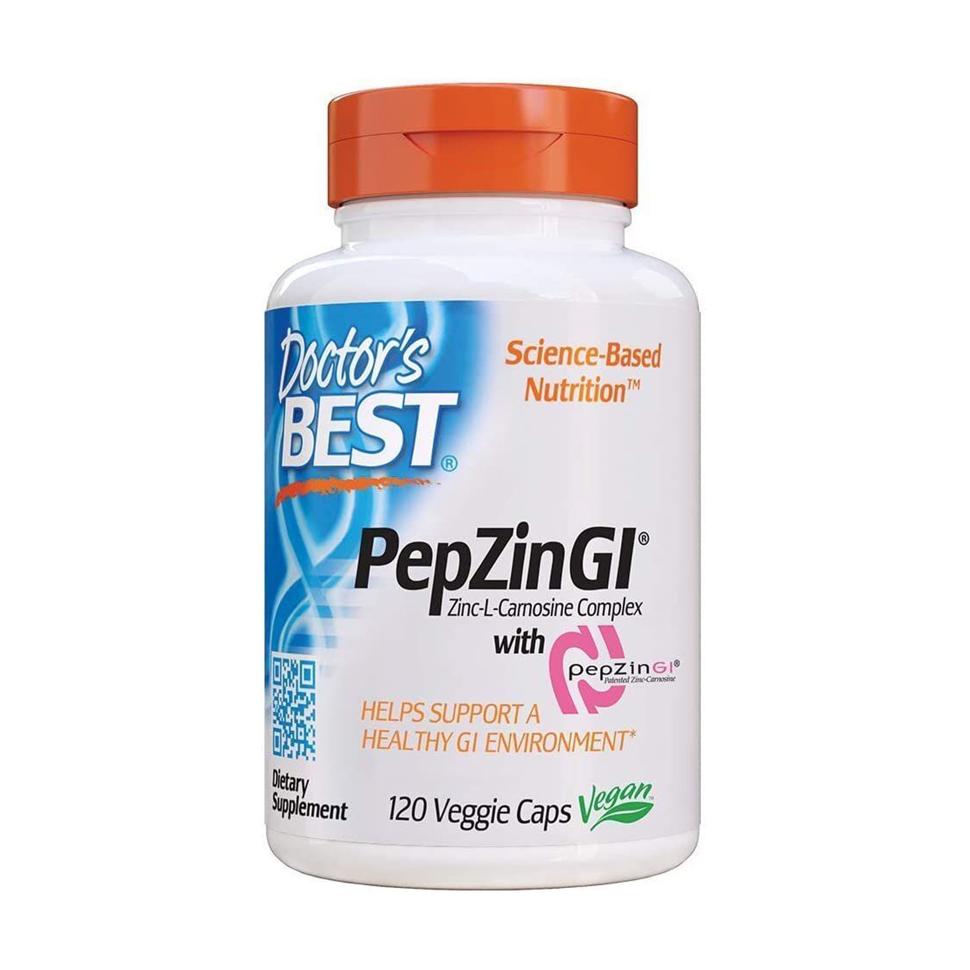 

Комплекс цинк-L-карнозину Doctor's Best PepZin GI Zinc-L-Carnosine Complex, 120 капсул