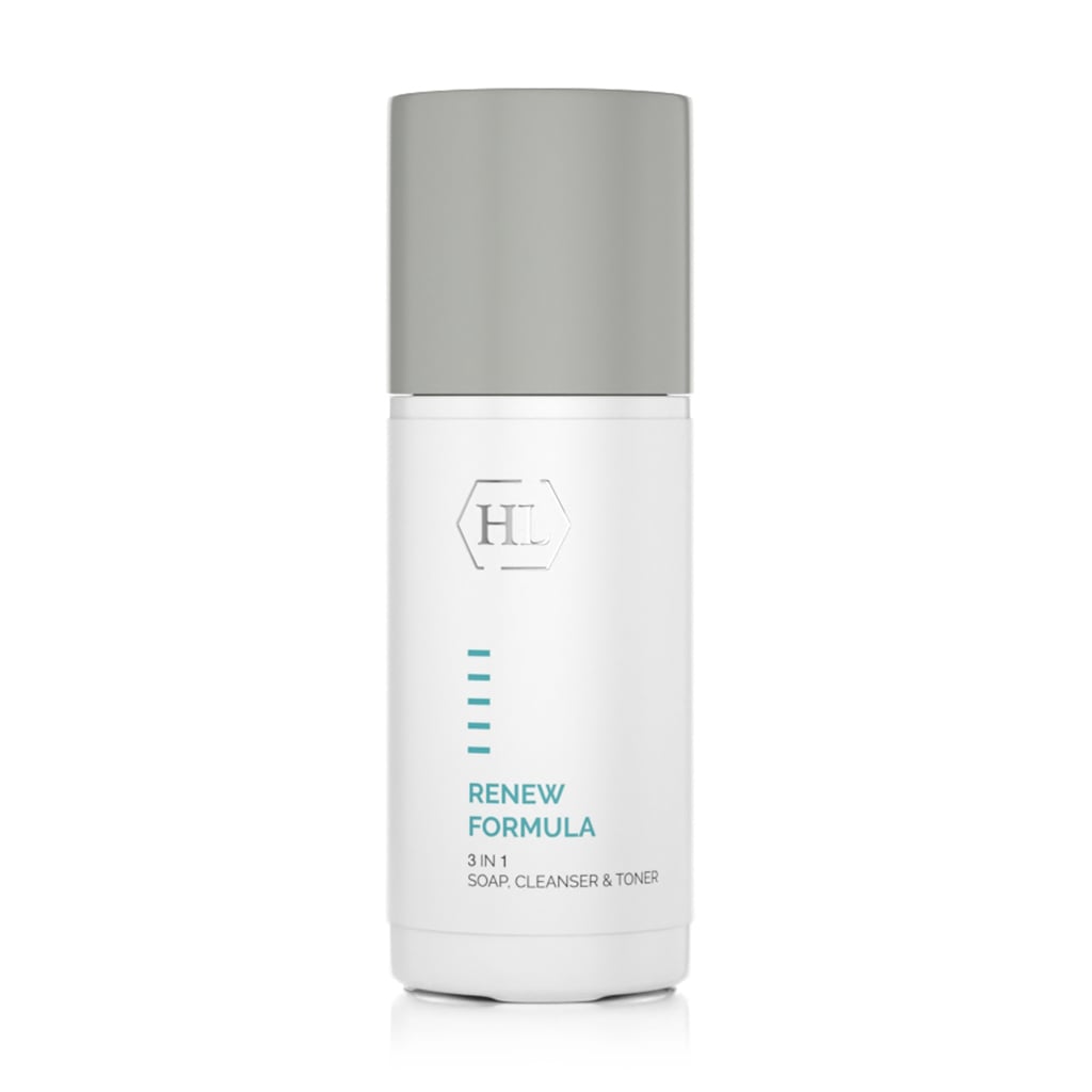 

Очищувальний засіб для обличчя Holy Land Cosmetics Renew Formula 3 In 1 Soap, Cleanser & Toner, 150 мл