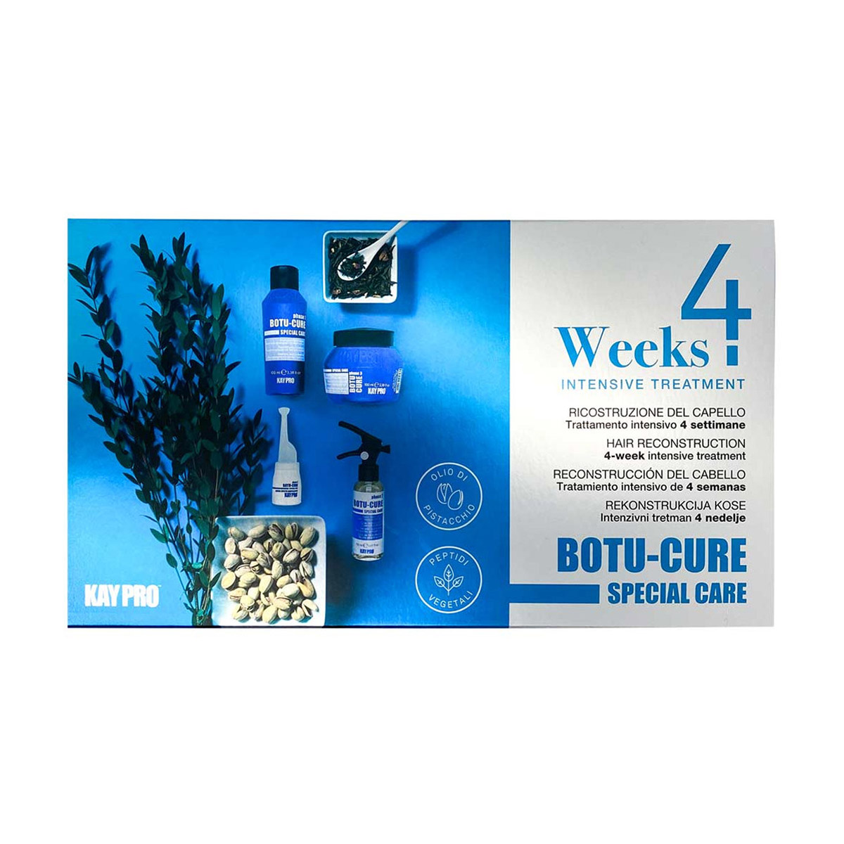 

Уцінка! Набір для волосся KayPro Special Care Botu-Cure 4 Week Intensive Treatment, 7 предметів