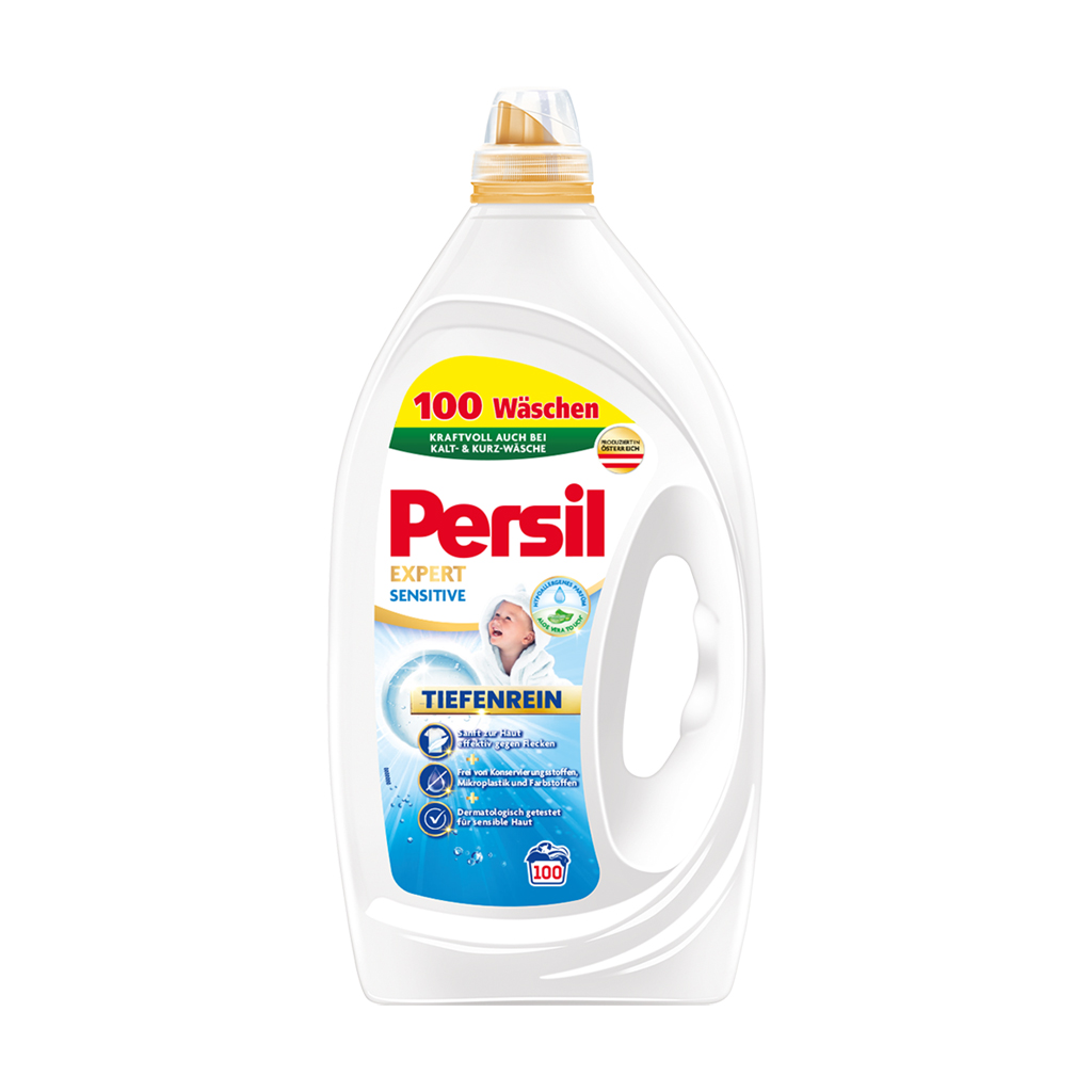 

Гель для прання Persil Expert Sensitive Deep Clean, 100 циклів прання, 4.5 л