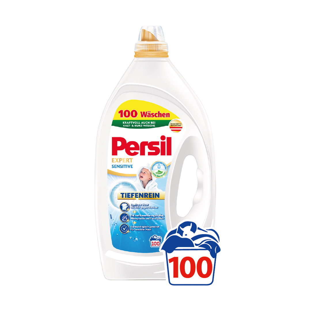Гель для прання Persil Expert Sensitive Deep Clean, 100 циклів прання, 4.5 л