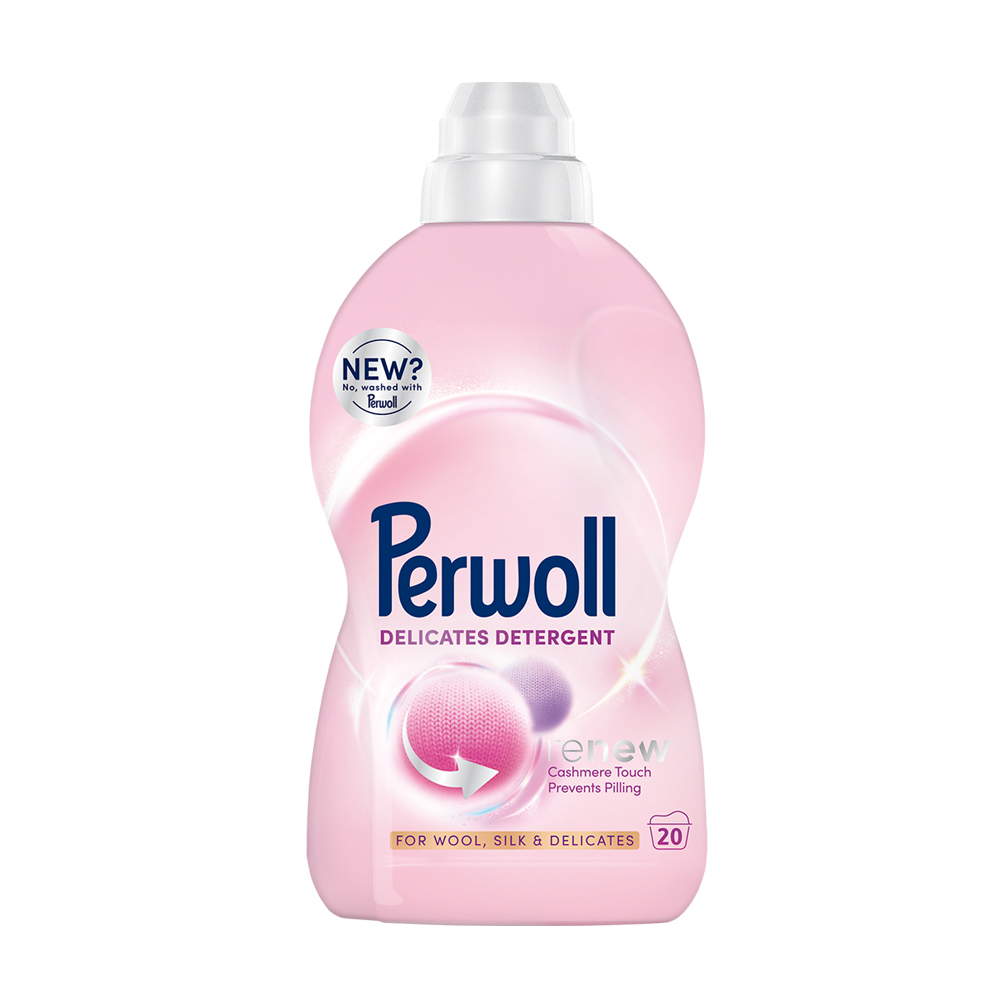 

Засіб для делікатного прання Perwoll Renew Delicates Detergent для вовни, шовку та делікатних тканин, 20 циклів прання, 1 л