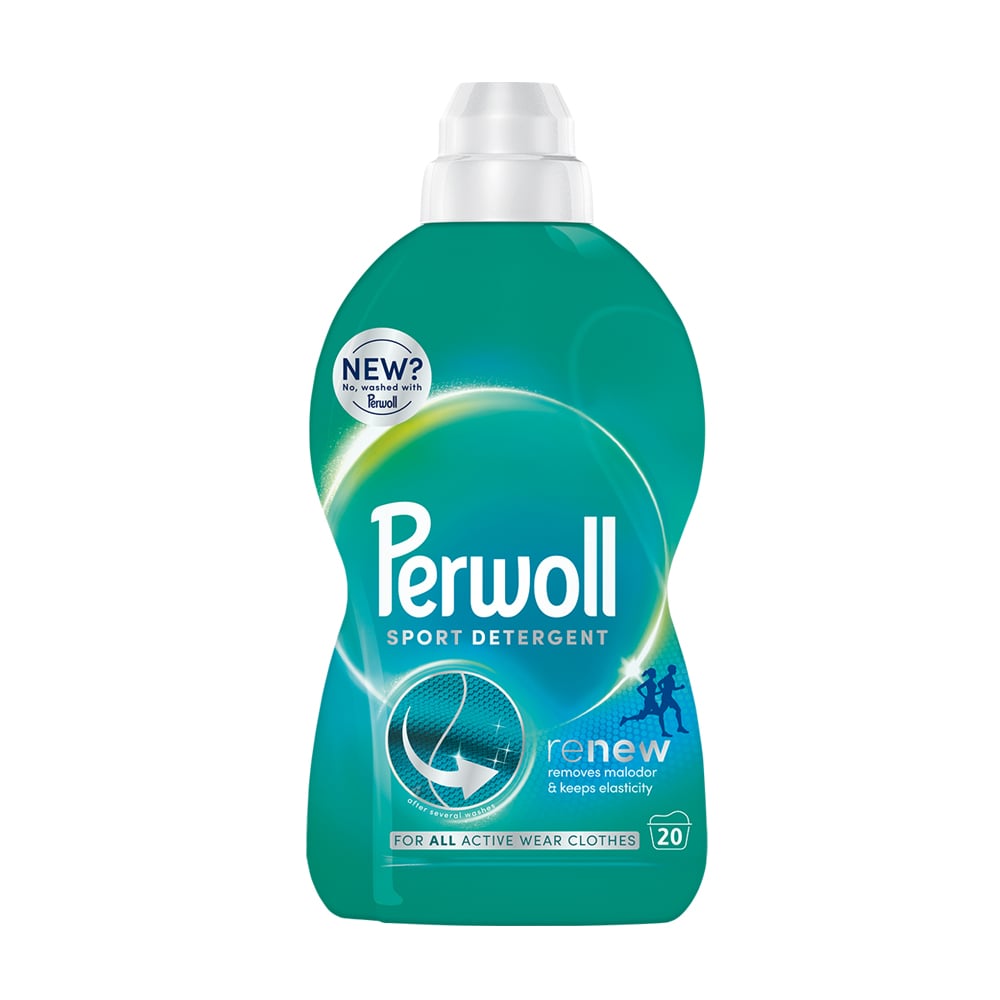 Засіб для делікатного прання Perwoll Renew Sport Detergent Догляд та освіжальний ефект, 20 циклів прання, 1 л