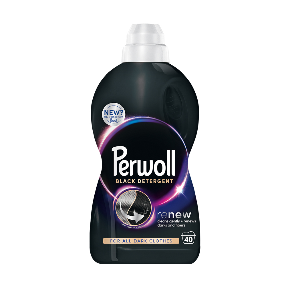 

Уцінка! Засіб для делікатного прання Perwoll Renew Black Detergent для темних та чорних речей, 40 циклів прання, 2 л