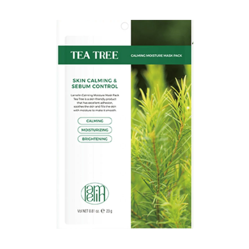 

Уцінка! Тканинна маска для обличчя Lamelin Calming Moisture Mask Pack Tea Tree, 23 г