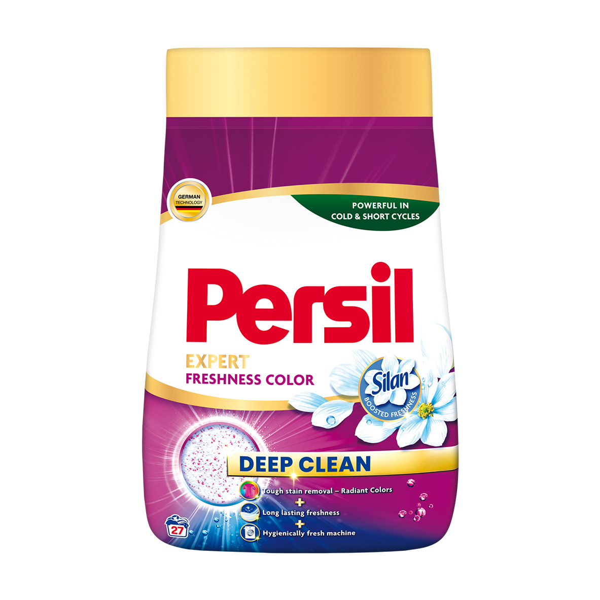 

Пральний порошок Persil Expert Color Deep Clean Свіжість від сілан, автомат, 27 циклів прання, 4.05 кг