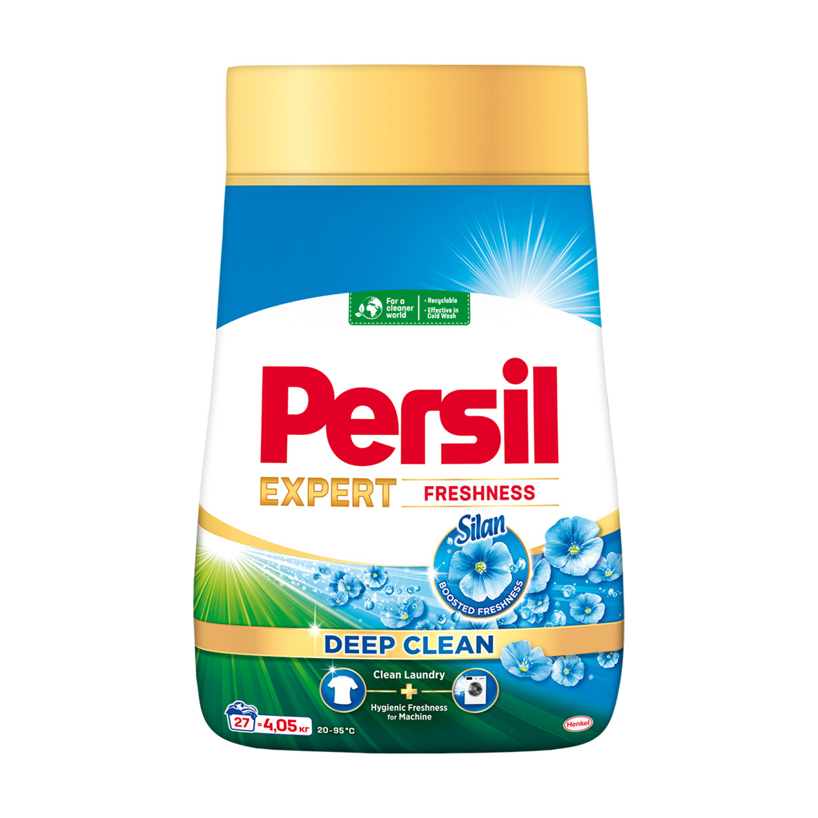 

Уцінка! Пральний порошок Persil Expert Deep Clean Свіжість від сілан, автомат, 27 циклів прання, 4.05 кг