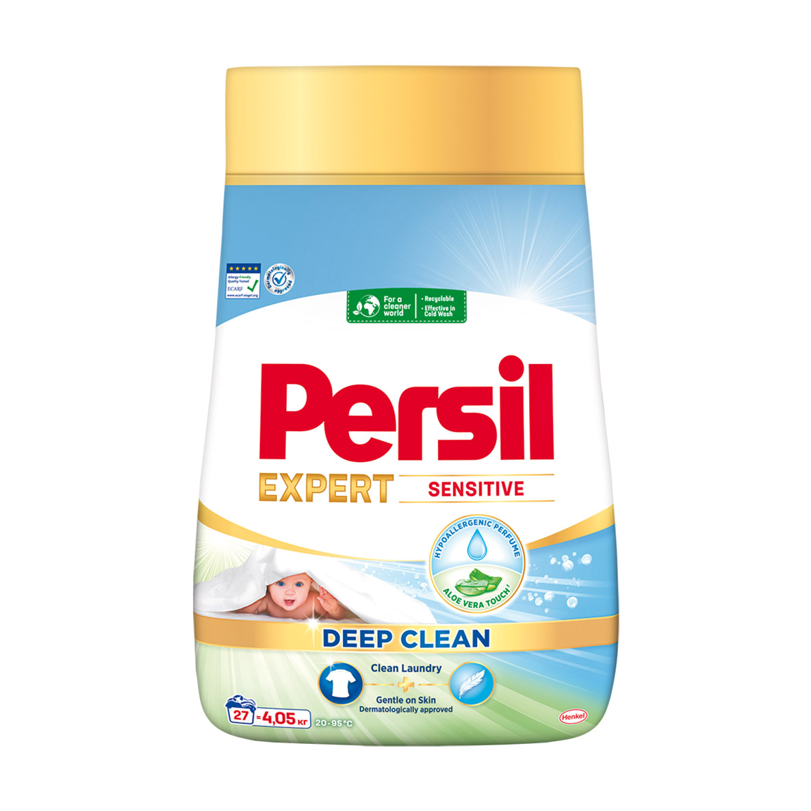 

Уцінка! Пральний порошок Persil Expert Sensitive Deep Clean, автомат, 27 циклів прання, 4.05 кг