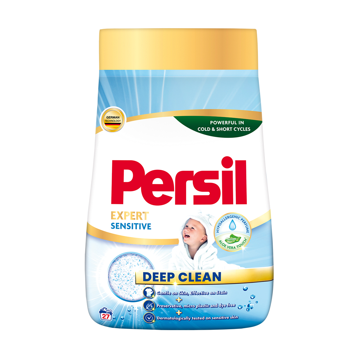 

Пральний порошок Persil Expert Sensitive Deep Clean, автомат, 27 циклів прання, 4.05 кг