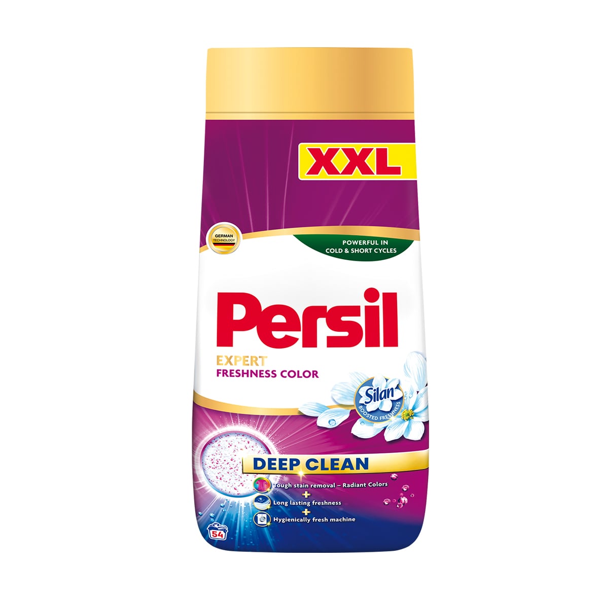 

Пральний порошок Persil Expert Color Deep Clean Свіжість від сілан, автомат, 54 цикли прання, 8.1 кг