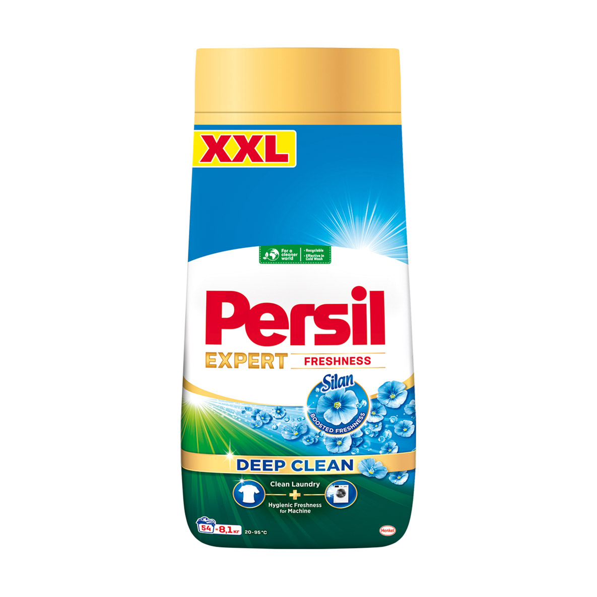 

Уцінка! Пральний порошок Persil Expert Deep Clean Свіжість від сілан, автомат, 54 цикли прання, 8.1 кг