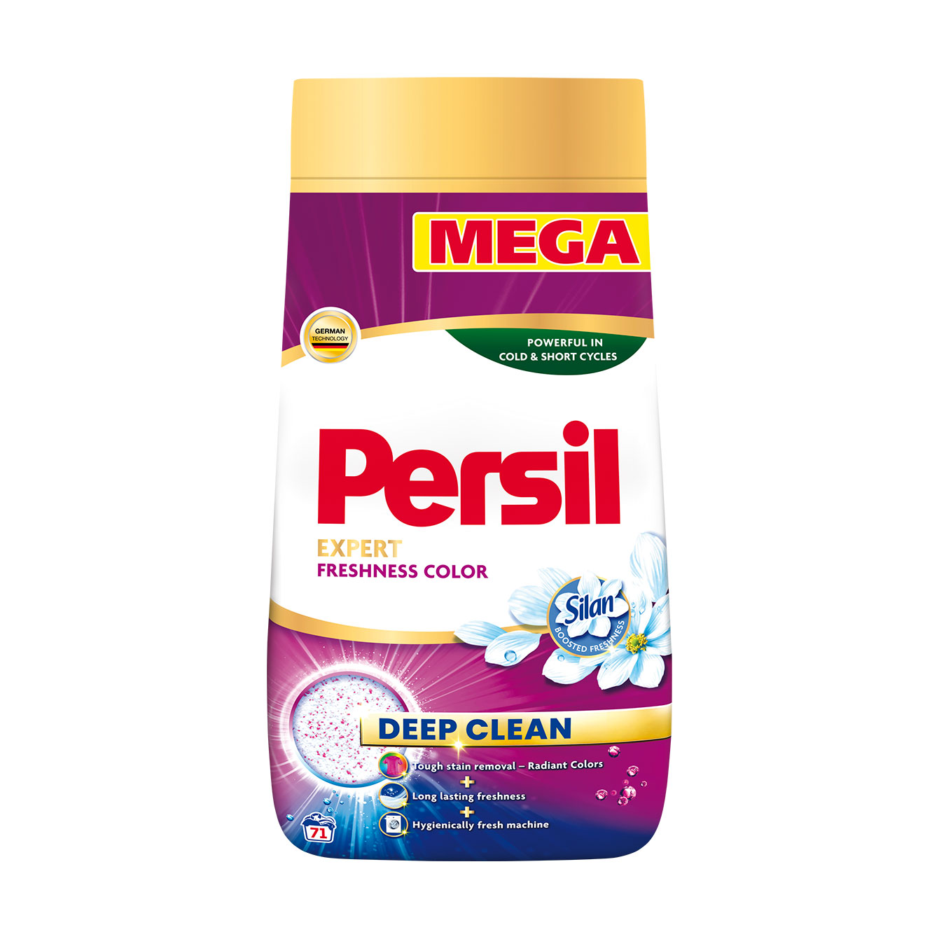 

Уцінка! Пральний порошок Persil Expert Color Deep Clean Свіжість від Silan, автомат, 71 цикл прання, 10.65 кг