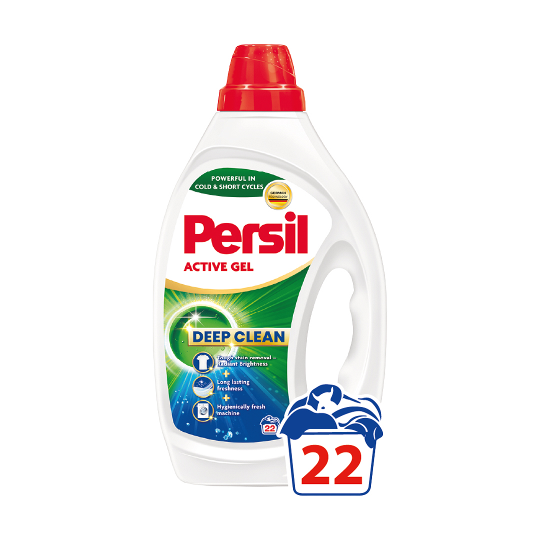 Гель для прання Persil Active Gel Deep Clean, 22 цикли прання, 990 мл