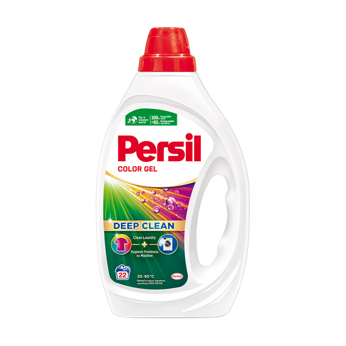 

Гель для прання Persil Color Gel Deep Clean, 22 цикли прання, 990 мл