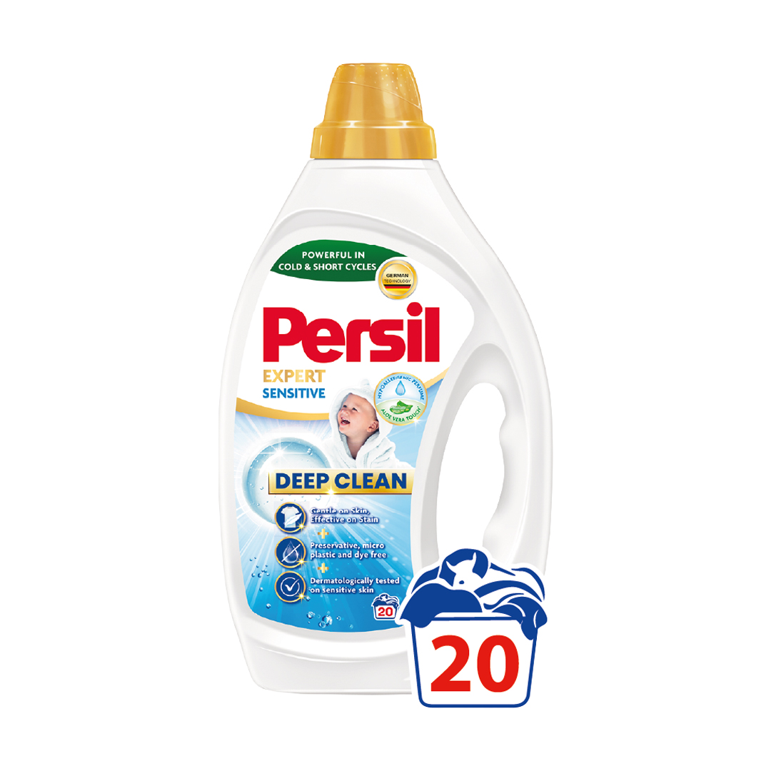 Гель для прання Persil Expert Sensitive Deep Clean, 20 циклів прання, 900 мл