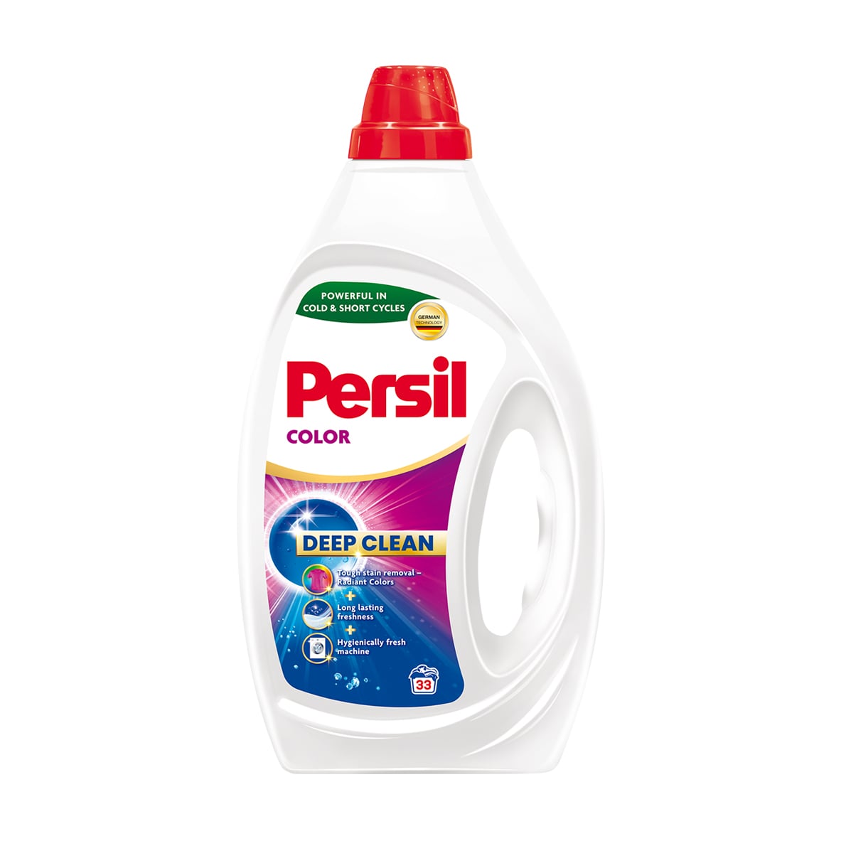 

Гель для прання Persil Color Deep Clean, 33 цикли прання, 1.485 л