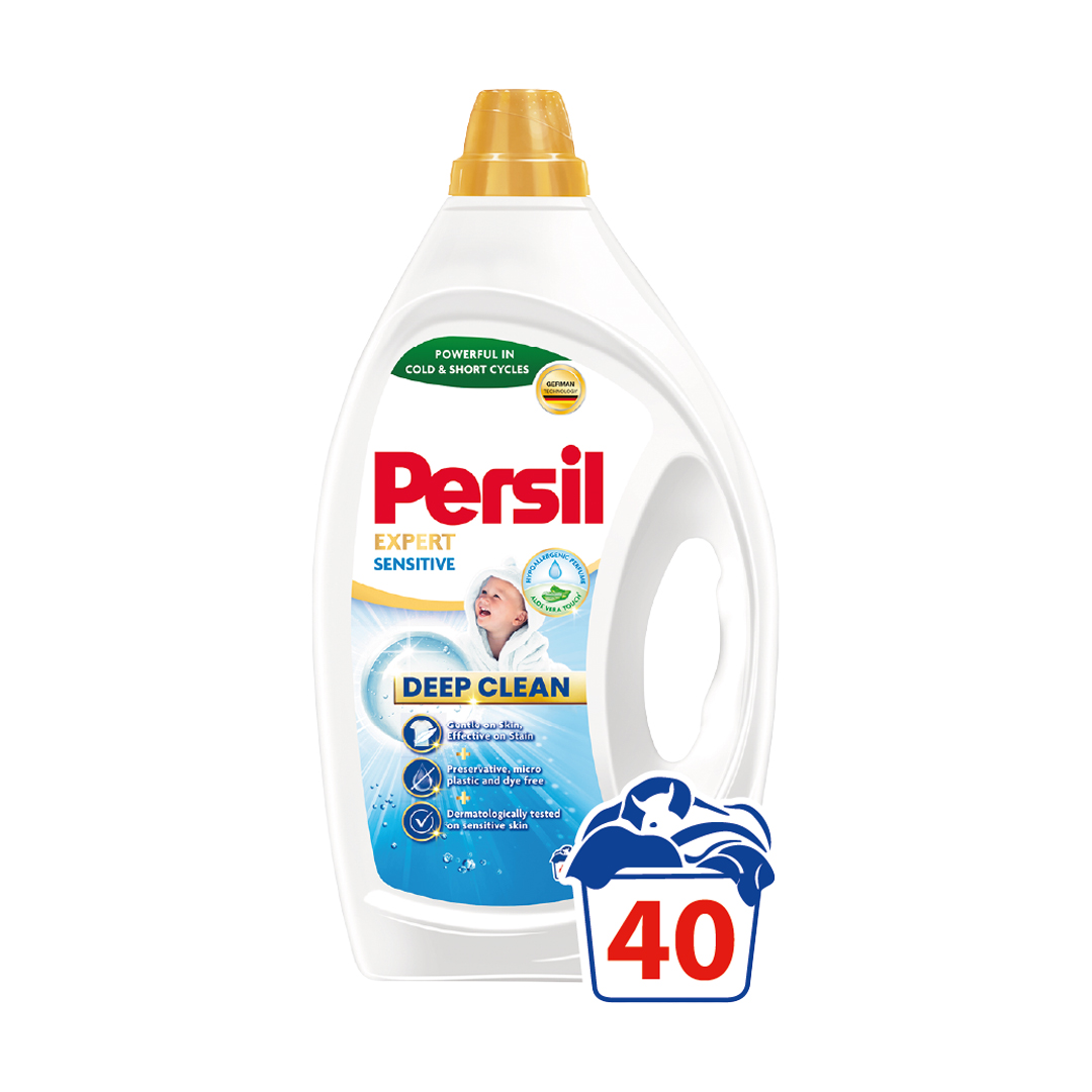 Гель для прання Persil Expert Sensitive Deep Clean, 40 циклів прання, 1.8 л