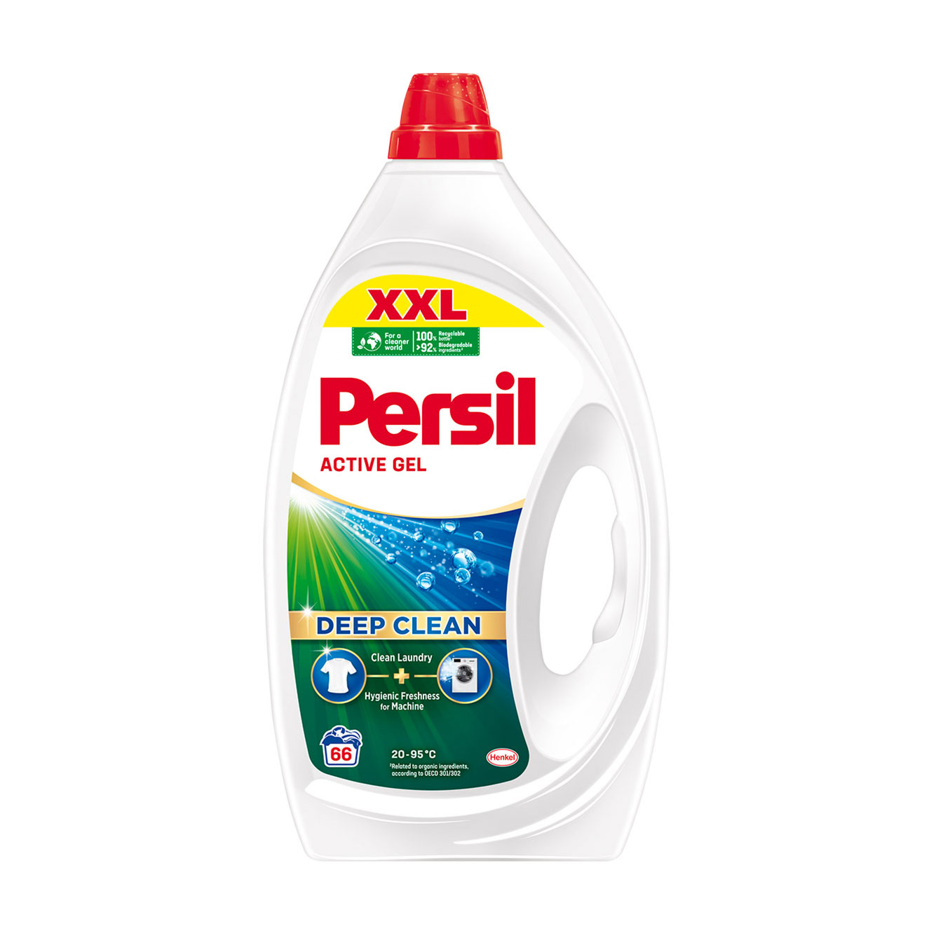 

Гель для прання Persil Active Gel Deep Clean, 66 циклів прання, 2.97 л