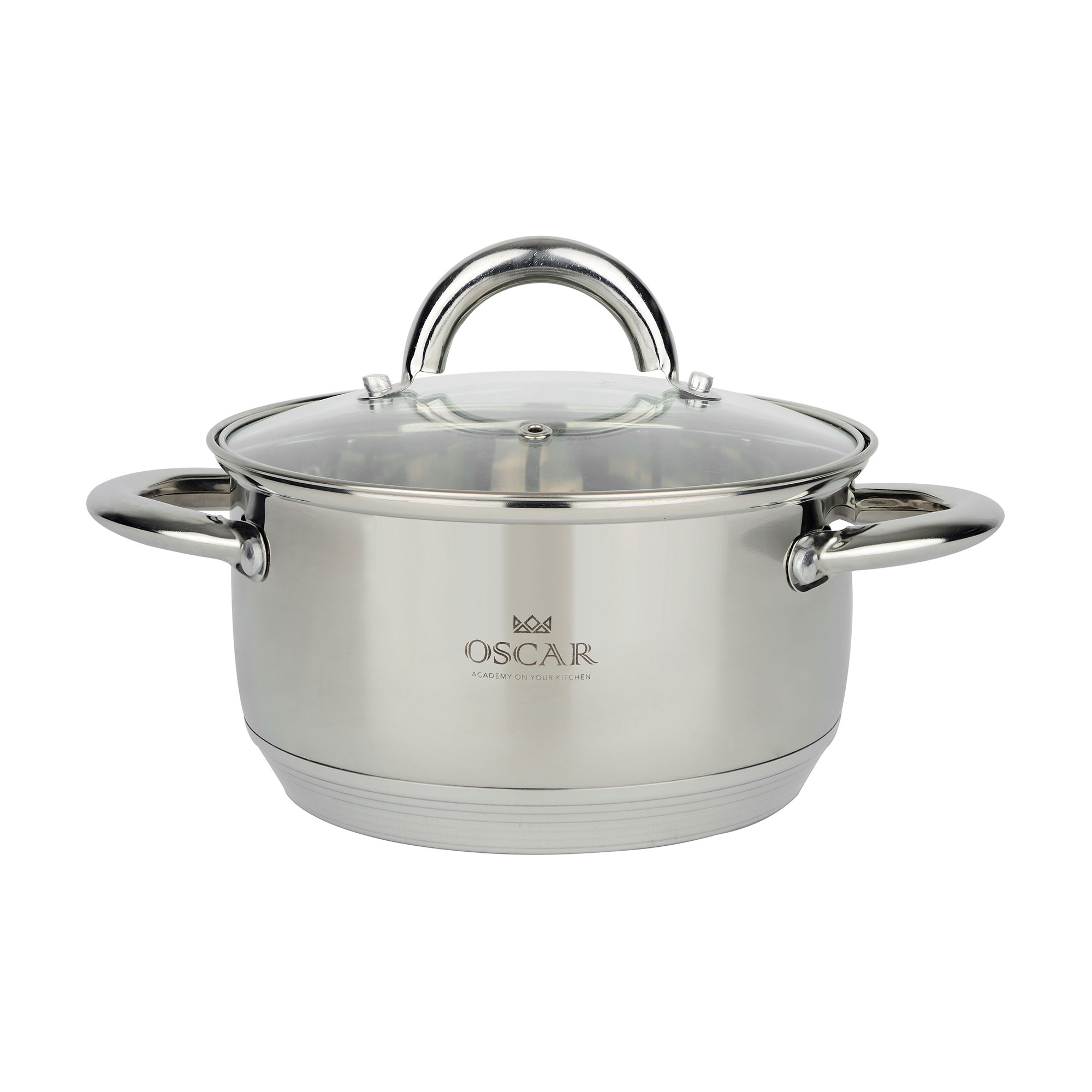 

Каструля Oscar Chef з кришкою, 22 см, 4.6 л (OSR-2000-22/n)