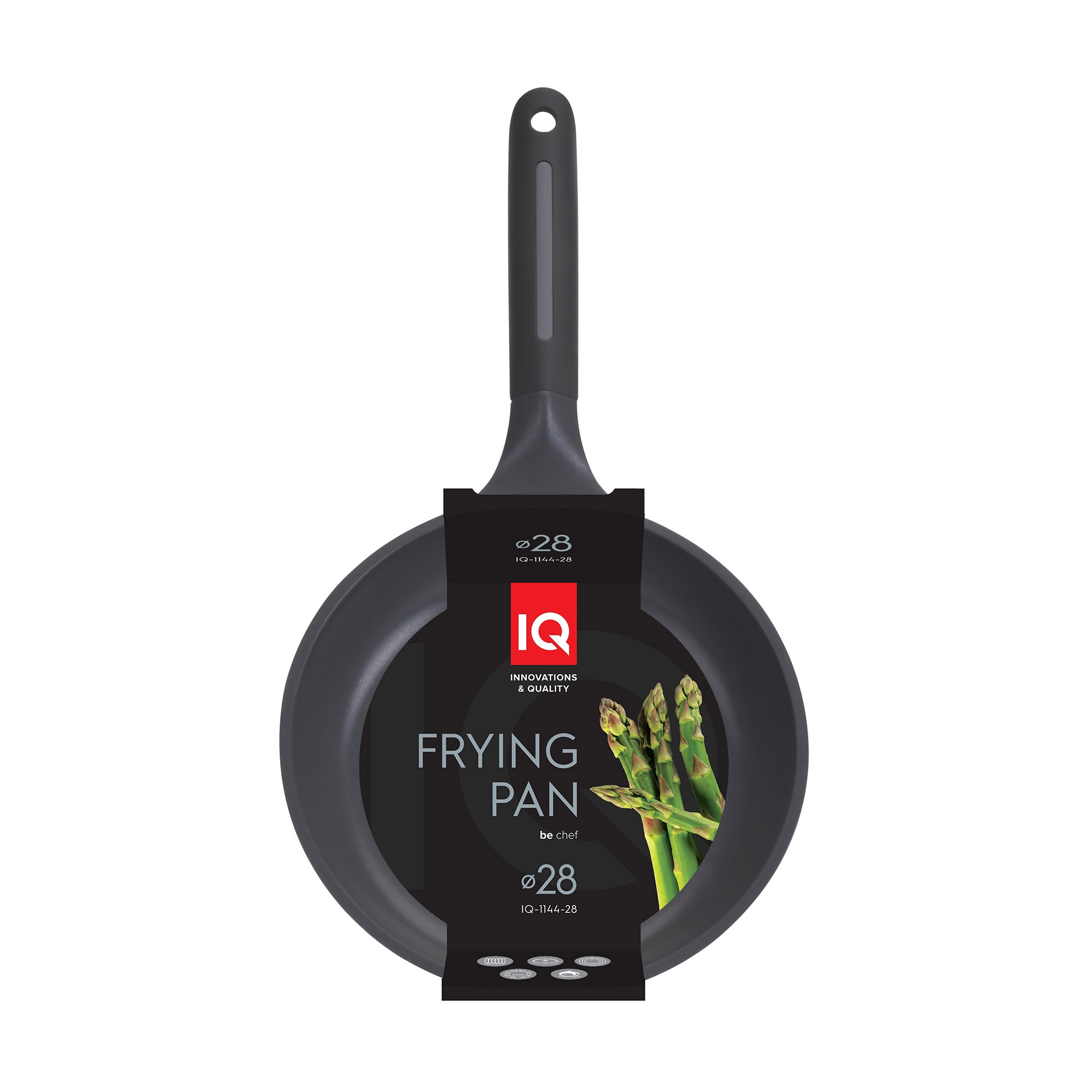 

Сковорода IQ Be Chef без кришки, 28 см (IQ-1144-28)