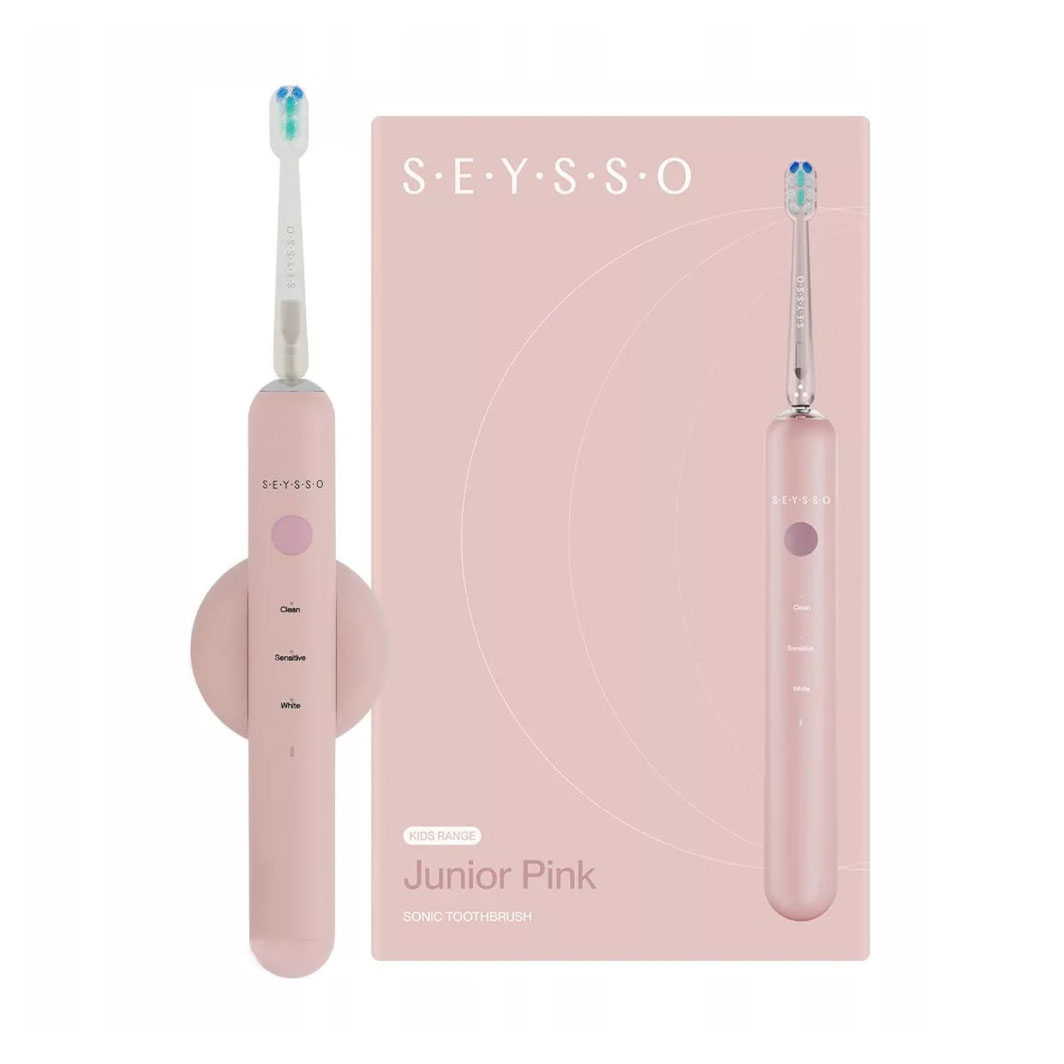 

Дитяча електрична зубна щітка Seysso Junior Pink, 1 шт