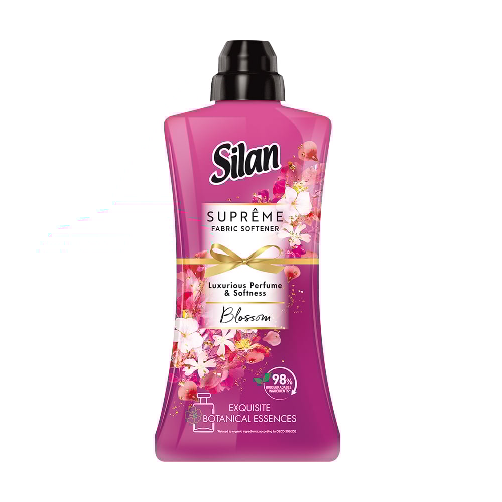 

Кондиціонер для білизни Silan Supreme Blossom, 46 циклів прання, 1.012 л