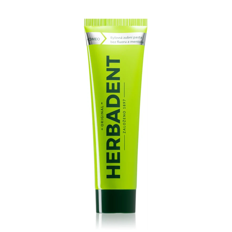 

Уцінка! Зубна паста Herbadent Original Homeo Herbal Toothpaste з женьшенем, 100 г