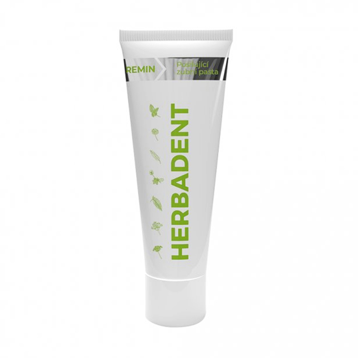 

Уцінка! Зубна паста Herbadent Remin Strengthening Toothpaste Ремінералізація, 75 г