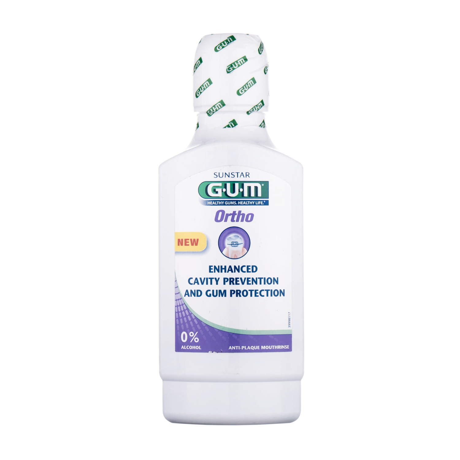 

Ополіскувач для ротової порожнини GUM Ortho Mouthwash, 300 мл
