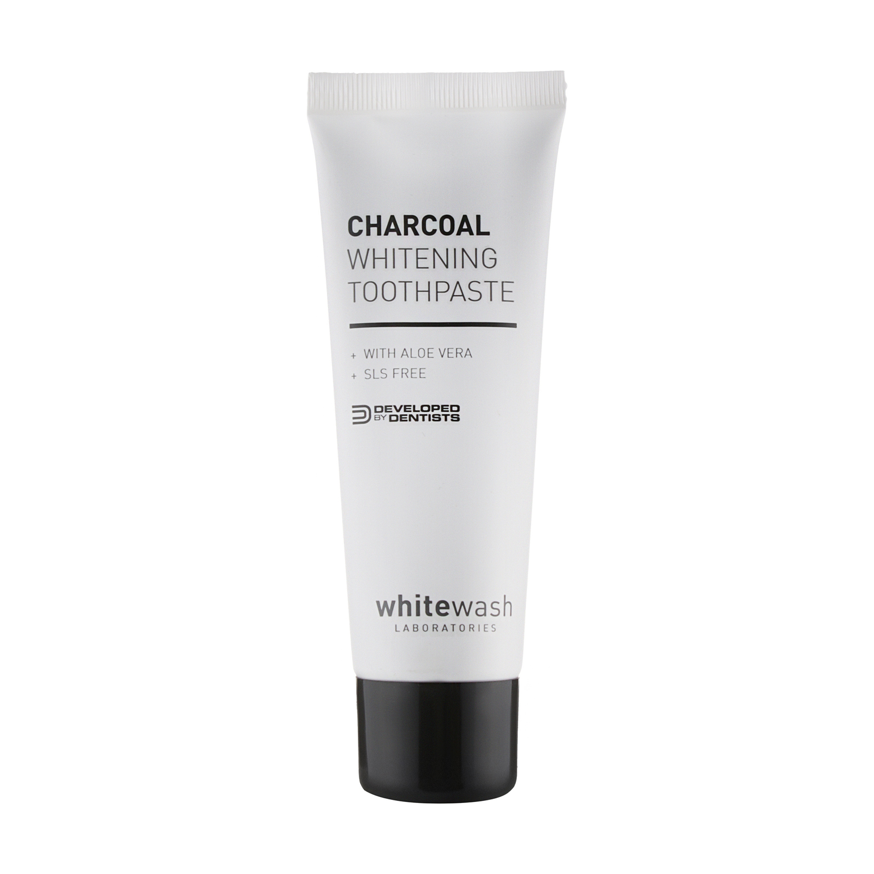 

Відбілювальна зубна паста WhiteWash Laboratories Charcoal Whitening Toothpaste з активованим деревним вугіллям, 75 мл