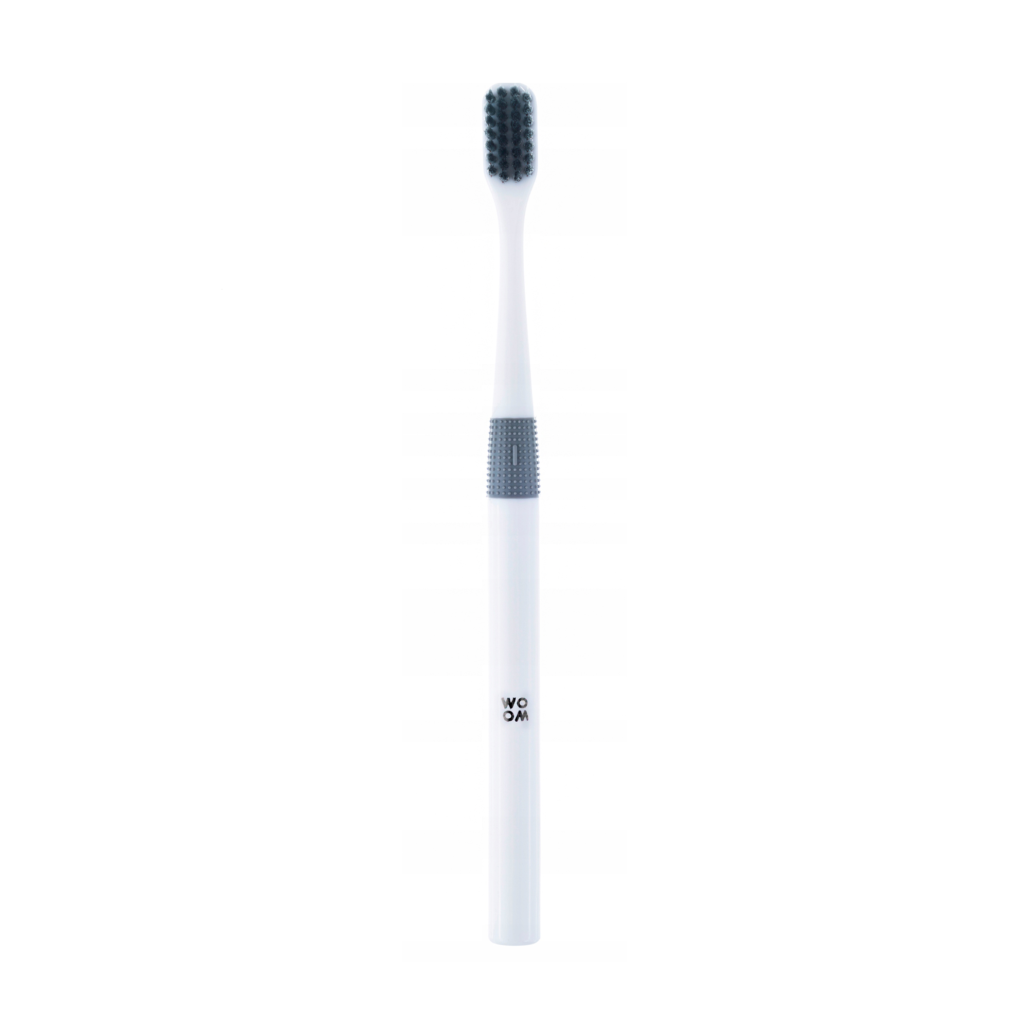 

Зубна щітка Woom Charcoal Soft Toothbrush М'яка жорсткість, з вугіллям, біла, 1 шт