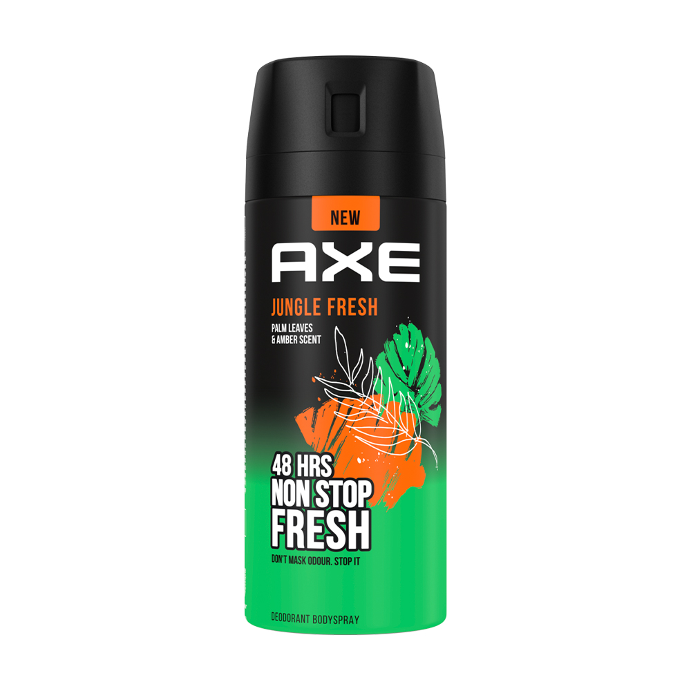 

Дезодорант-спрей Axe Jungle Fresh 48H Non Stop Fresh Deodorant BodySpray чоловічий, 150 мл