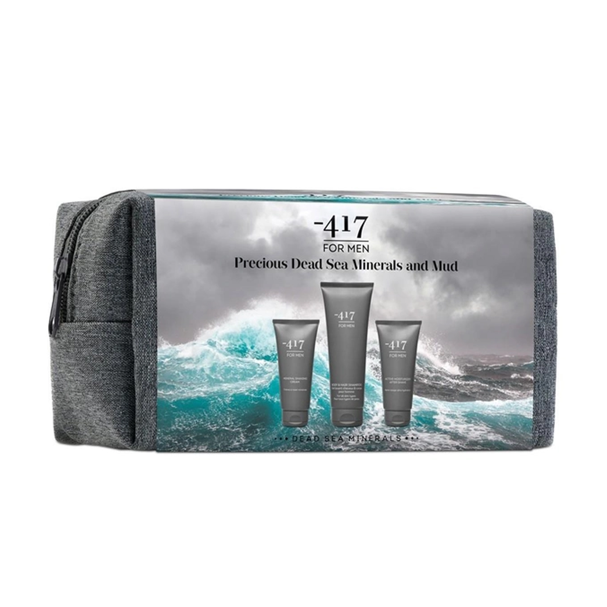 

Чоловічий набір для гоління Minus 417 For Men Precious Dead Sea Minerals and Mud Kit, 4 предмета