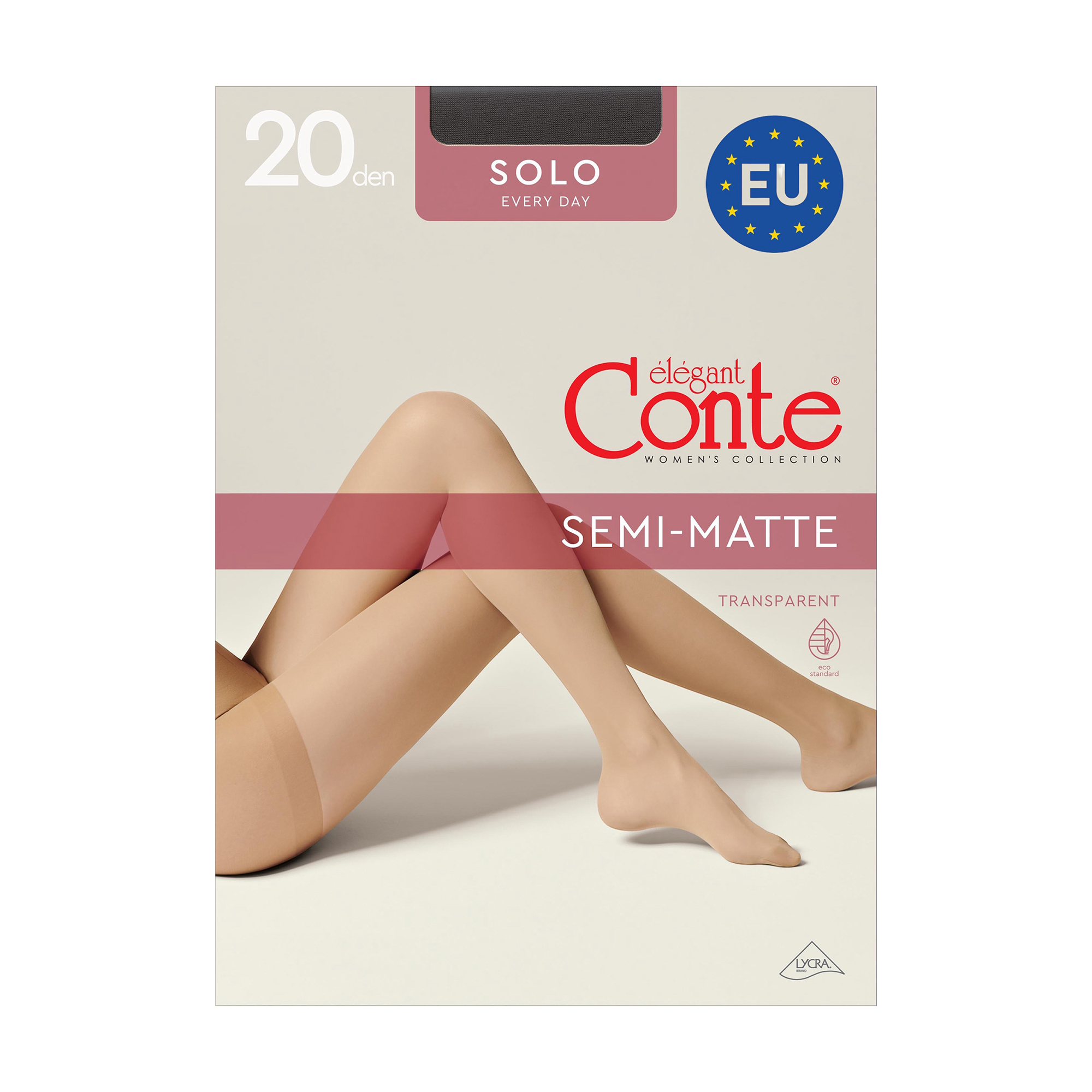 

Колготки жіночі Conte elegant Solo з шортиками 20 DEN, Nero, розмір 5