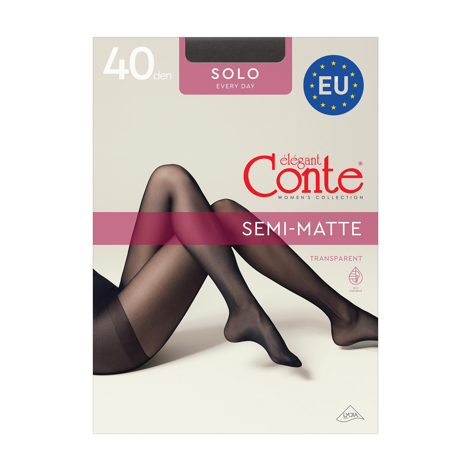 

Колготки жіночі Conte elegant Solo з шортиками 40 DEN, Nero, розмір 2