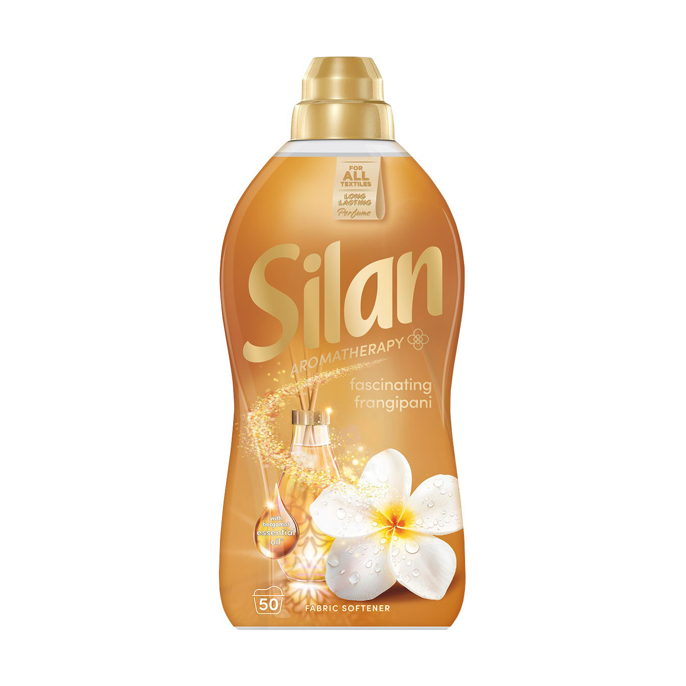 

Кондиціонер для білизни Silan Aromatherapy Fascinating Frangipani, 50 циклів прання, 1.1 л