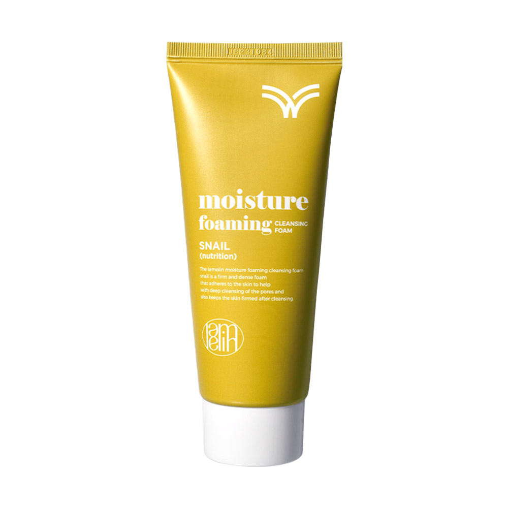 Уцінка! Пінка для вмивання Lamelin Moisture Foaming Cleansing Foam Snail з муцином равлика, 100 мл