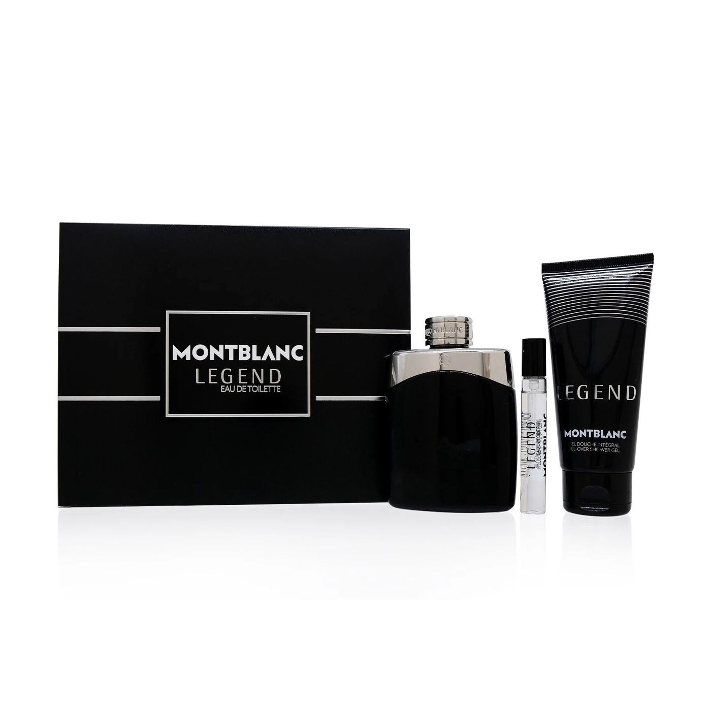 

Парфумований набір Montblanc Legend чоловічий (туалетна вода, 100 мл + туалетна вода, 7.5 мл + гель для душу, 100 мл)