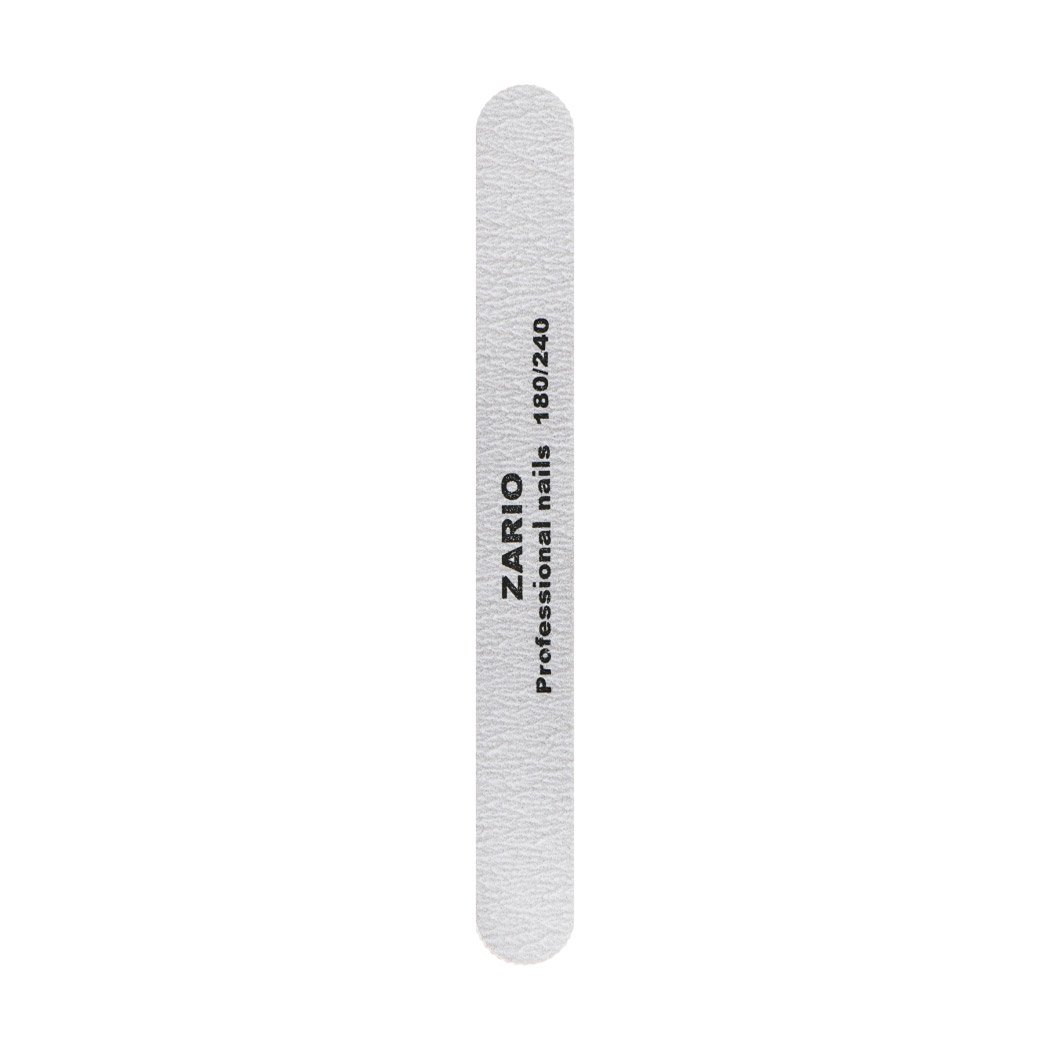 

Пилка для нігтів Zario Professional 180/240 грит, пряма